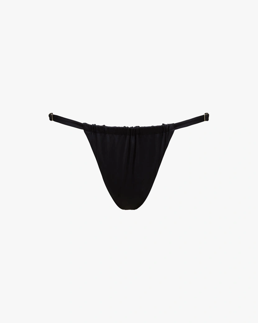 Justérbare rynkede bikiniunderdele Perfekt pasform og sommerglæde Strandklar stil.